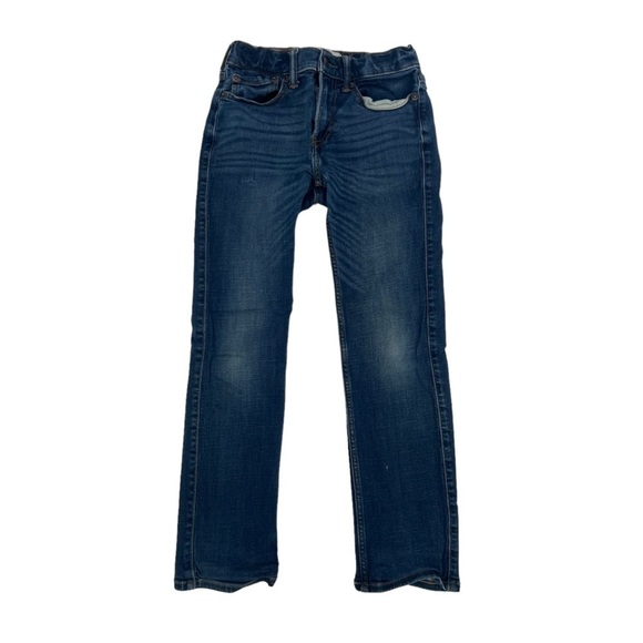 Abercrombie Straight Leg Adjustable Waist Jeans Size 9/10 Kids - Picture 1 of 6